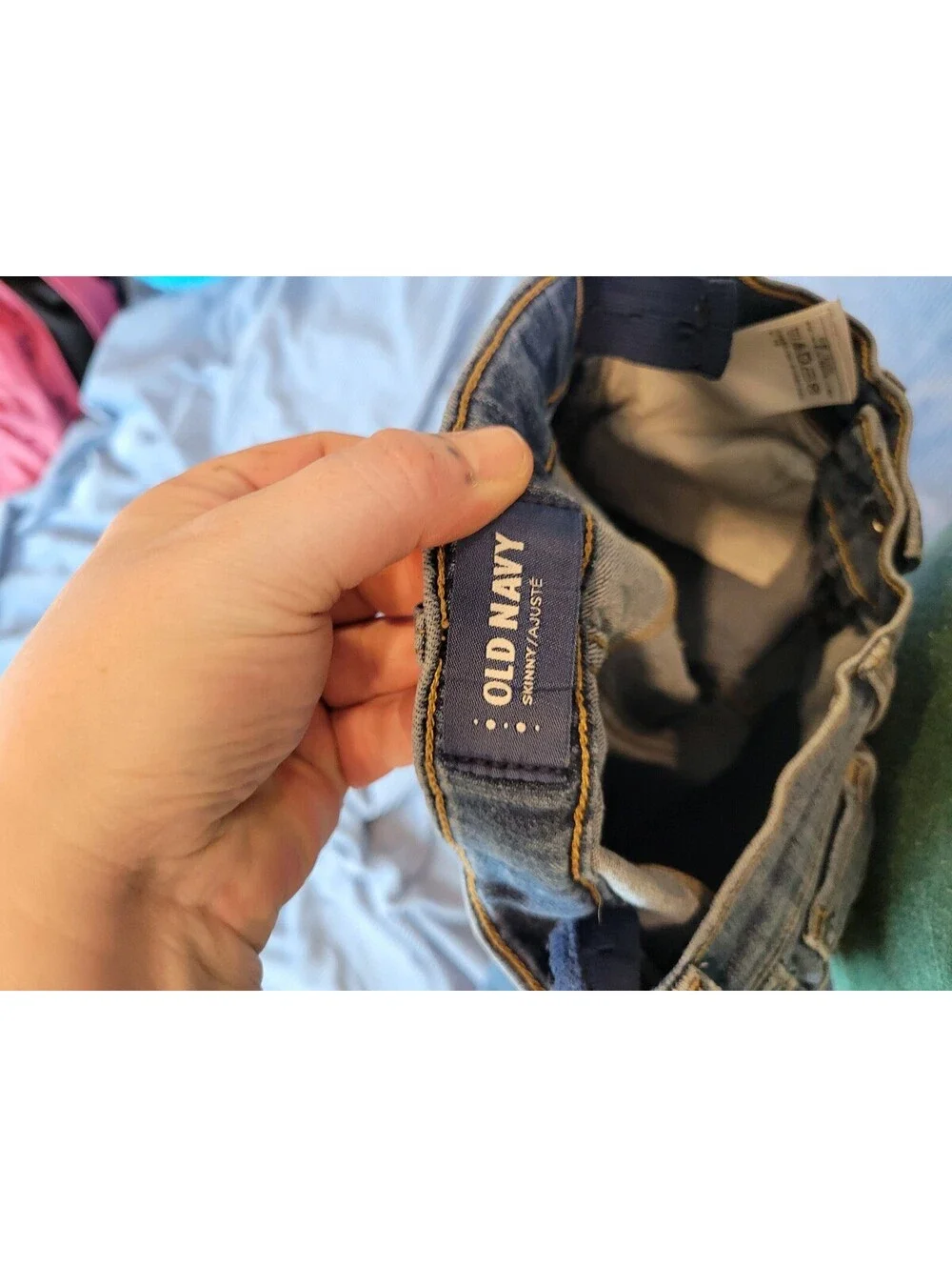 Old Navy Skinny Adjust Light Wash Jeans Size 7 Regular